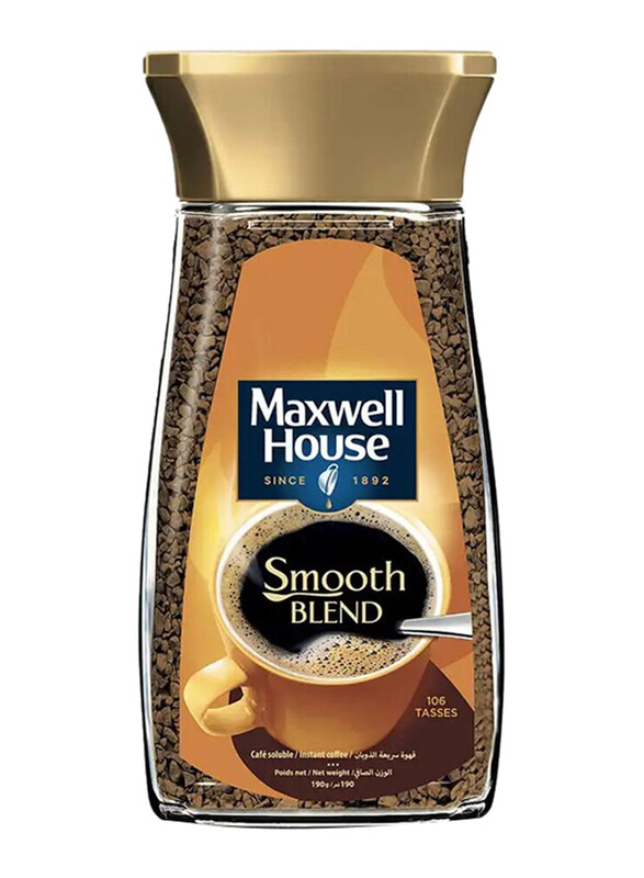 

Maxwell House Smooth Blend Instant Coffee, 6 x 190g