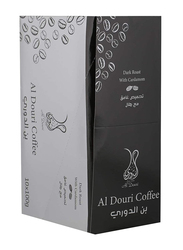 Al Douri Dark Roast with Cardamom Coffee, 10 Pieces, 100g