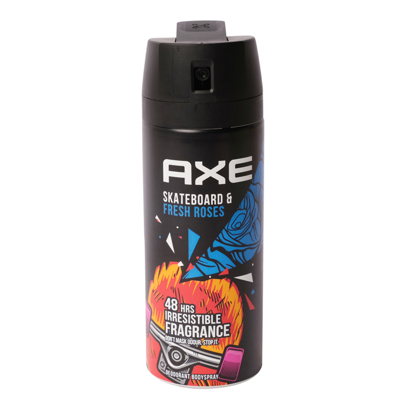 AXE Skateboard & Fresh Roses Body Spray for Men, 150ml