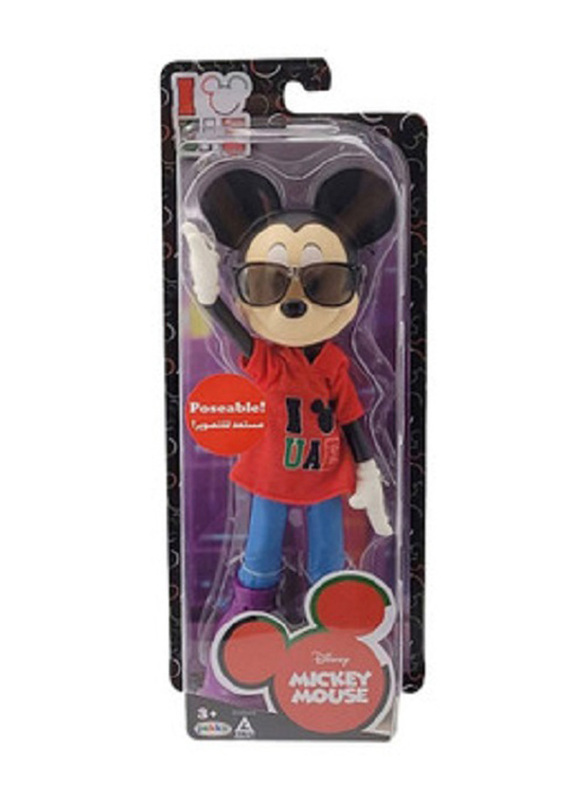Disney Mickey Mouse Doll I Love UAE, Ages 3+