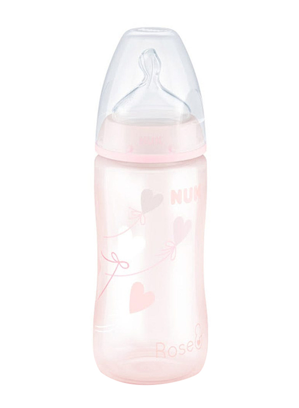 Nuk First Choice Polypropylene Bottle, 300ml, Pink