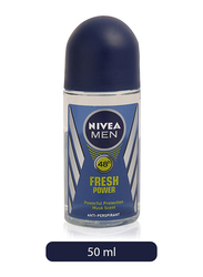 Nivea Men Fresh Power Anti-Perspirant Deodorant Roll-On, 50ml