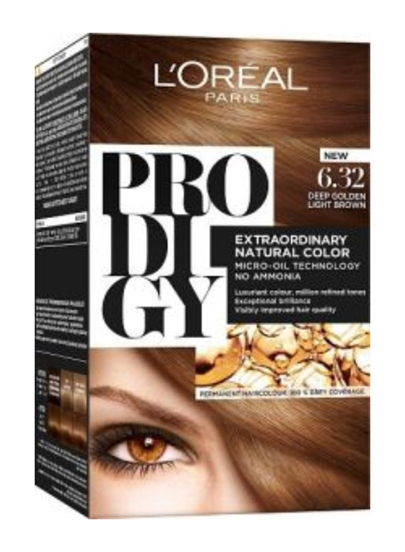 

L'Oréal Paris L'Oreal Paris Prodigy Permanent Oil Hair Color - 60 ml - 6.32 Dark Golden Blonde