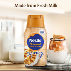 Nestle Caramel Sweetened Condensed Milk Squeezy,  450g