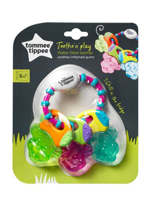 Tommee Tıppee Teethe & Play Water Teether, 6+ Months, Multicolour