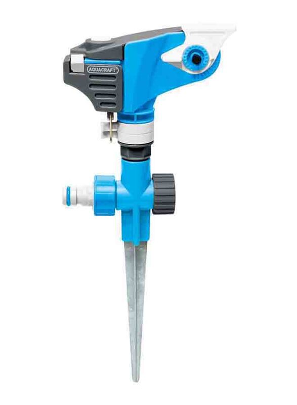 Aquacraft Premium Impulse Sprinkler, Blue/Grey