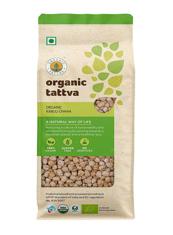 

Organic Tattva Organic White Chickpeas Kabuli Chana, 1Kg