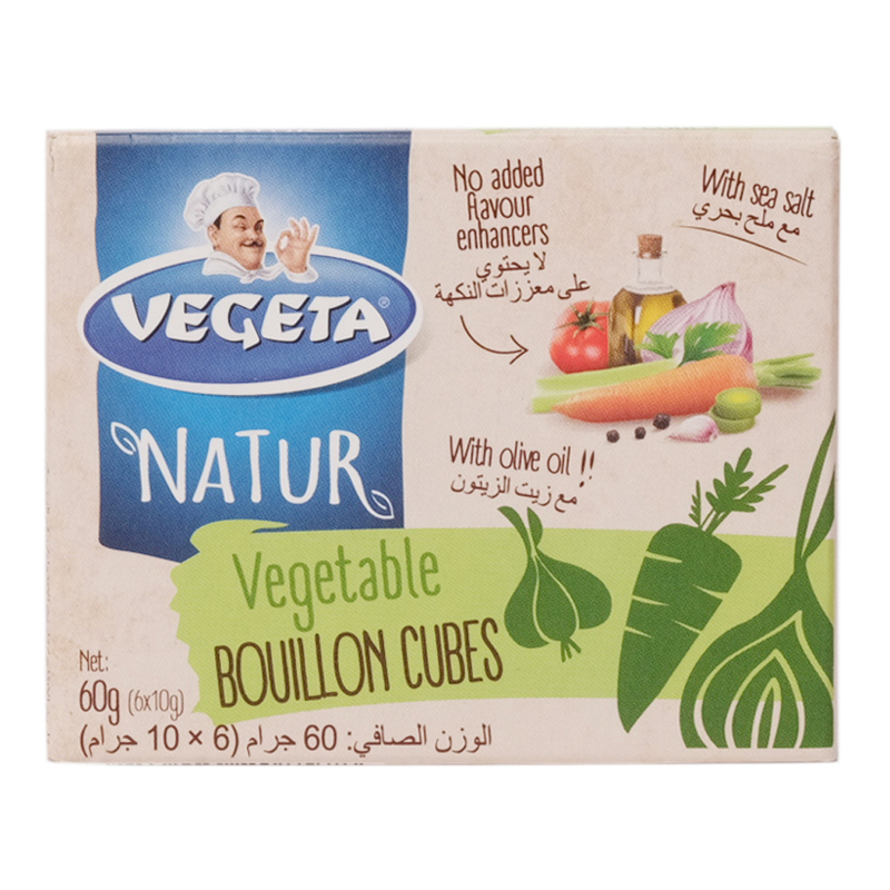 Vegeta Natur Vegetable Bouillon Cubes, 60g