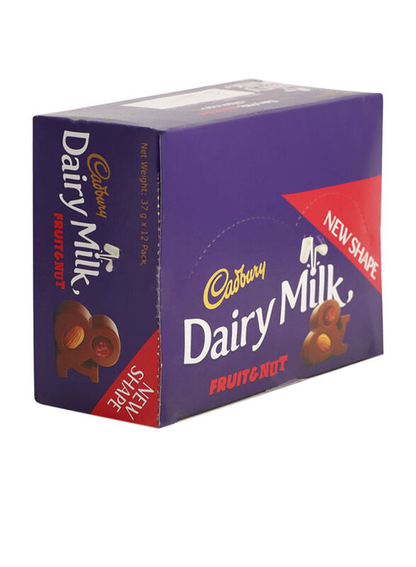 

Cadbury Dairy Milk Fruit & Nut Bar - 12 x 37g