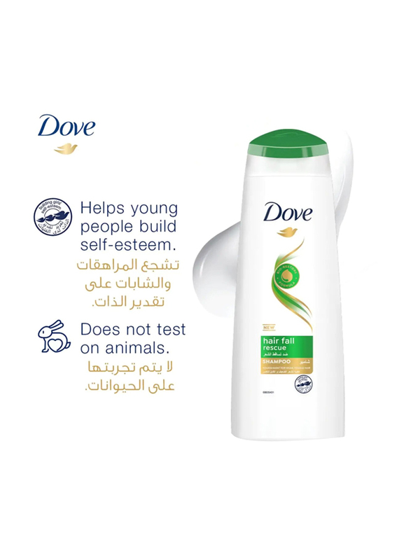 Dove Nutritive Solutions Hairfall Rescue Shampoo, 2 x 400ml