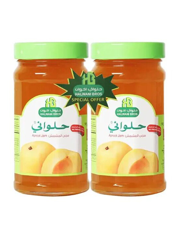 

Halwani Apricot Jam, 2 x 400g