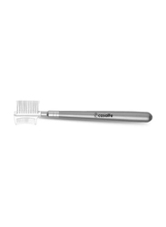 Casalfe Make Up Comb & Brush for Eyebrow / Eyelashes, Silver