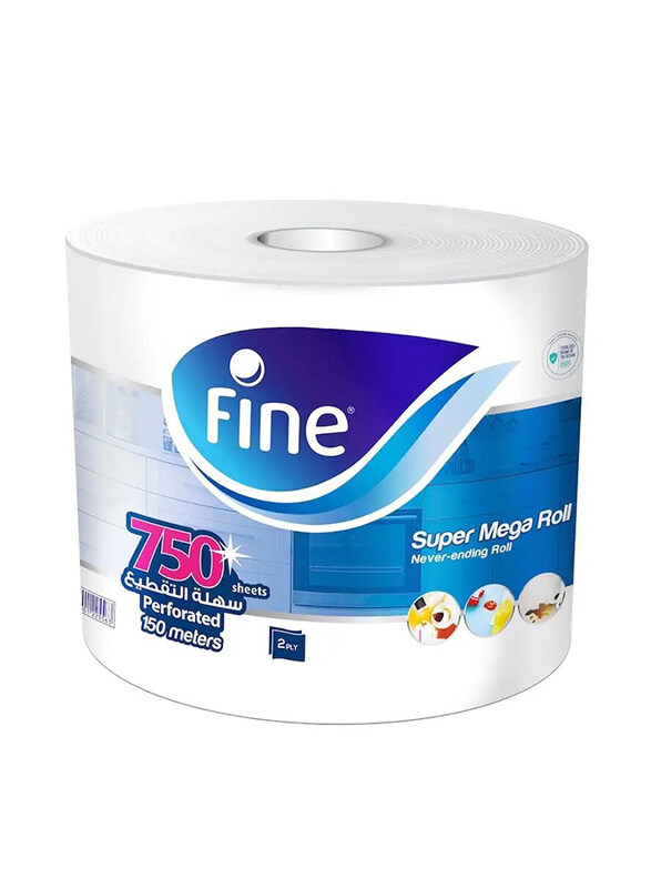 

Fine Hand Towel Rolls, 750 Sheets