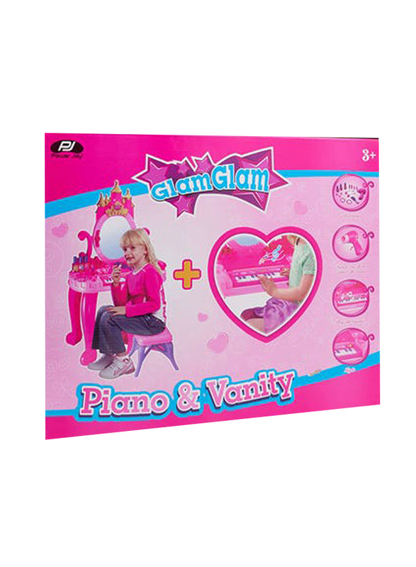 P.Joy Glamglam Piano & Vanity Doll, Ages 3+