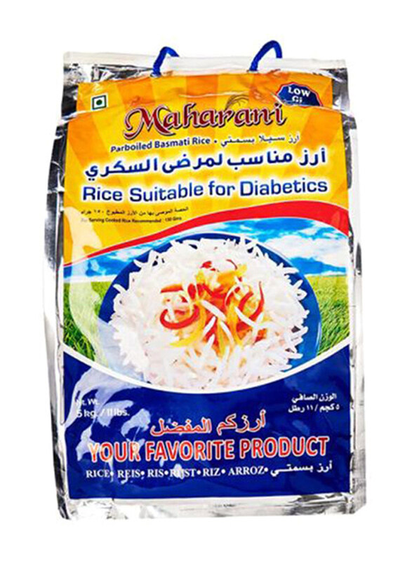 

Maharani Diabetic Parboiled Basmati Rice, 5 Kg