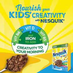 Nesquik Chocolate Alphabets Breakfast Cereal, 335g