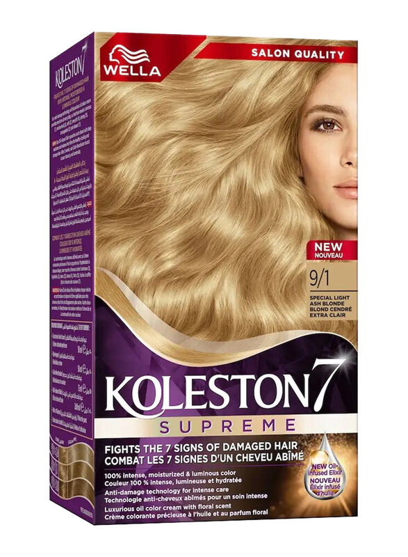 

Wella Koleston Supreme Hair Colour, 9/1 Special Light Ash Blonde