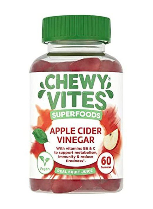 Chewy Vites Chewy Vites Superfoods Apple C, 60 Gummies