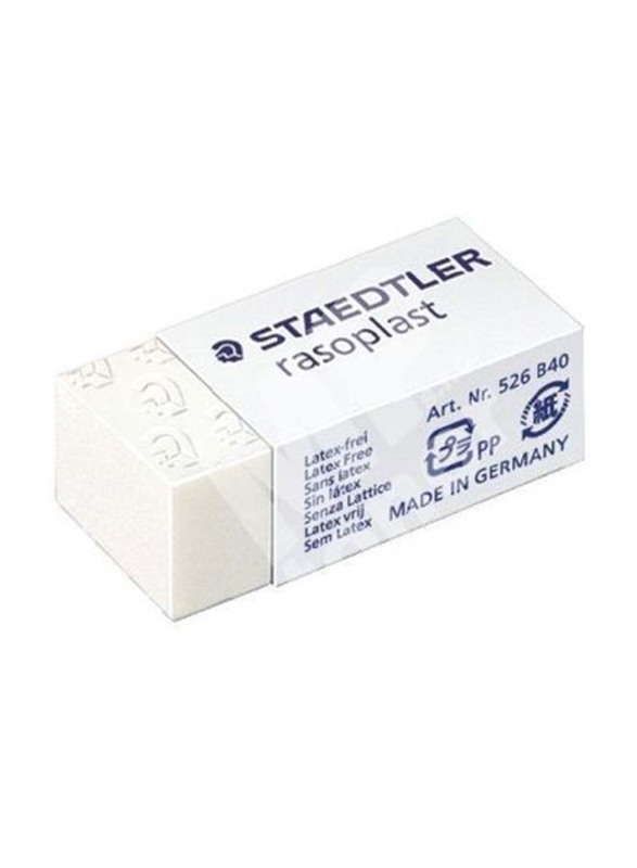 Staedtler Rasoplast Eraser, 526 B40, White