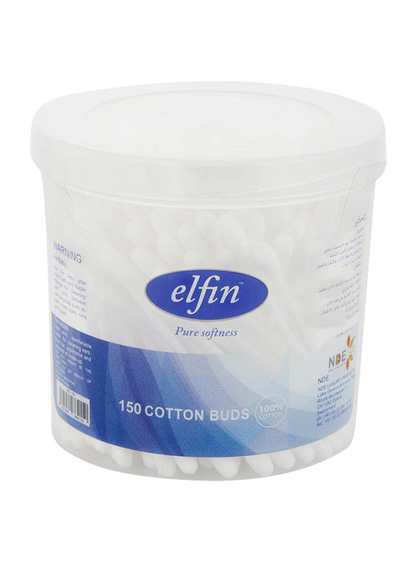 Elfin Pure Softness Cotton Buds, 150 Piece