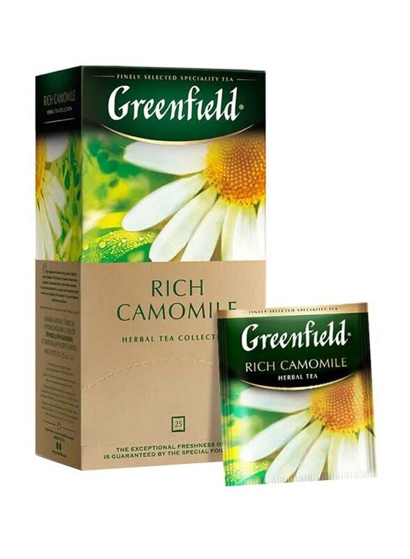 

Greenfield Rich Camomile Herbal Tea Bags
