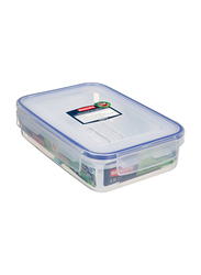 Biokips Rectangle Food Container, 1.1 Liter, Clear
