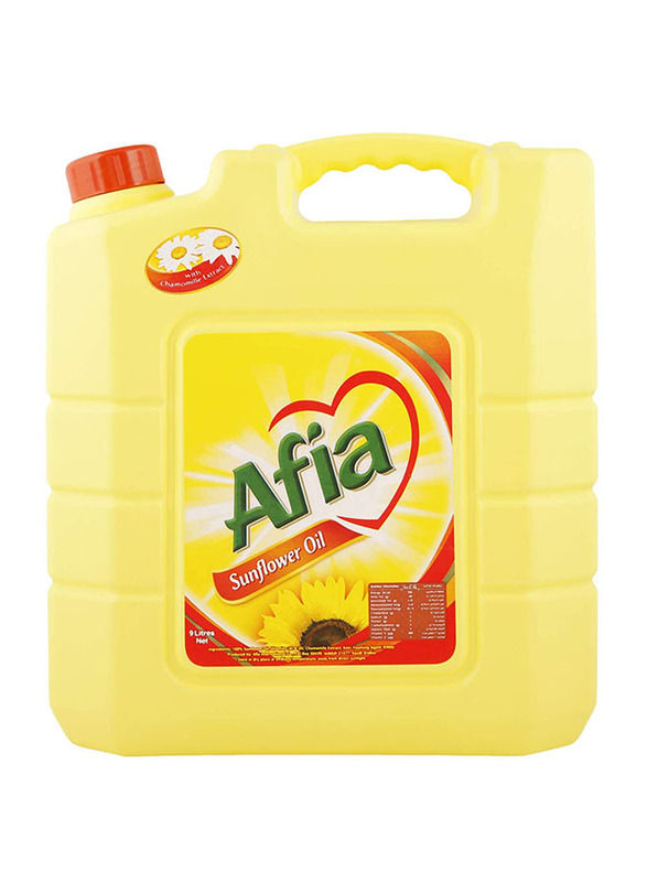Afia Sunflower Oil, 9L