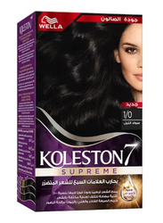 Wella Koleston Supreme Hair Color, 1/0 Darkest Night Black