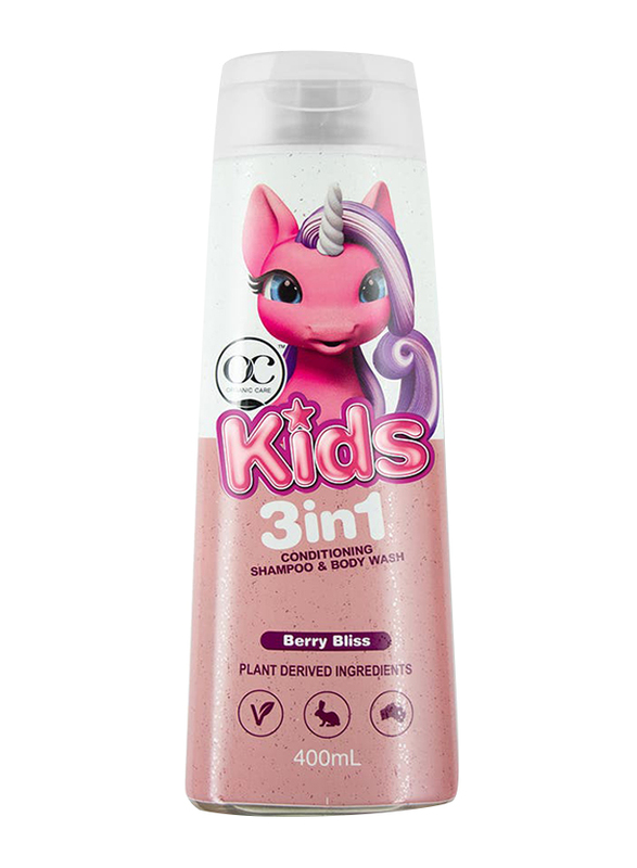 Organic Care 3 in 1 Kids Berry Bliss Conditioning Shampoo & Body Wash - 400ml