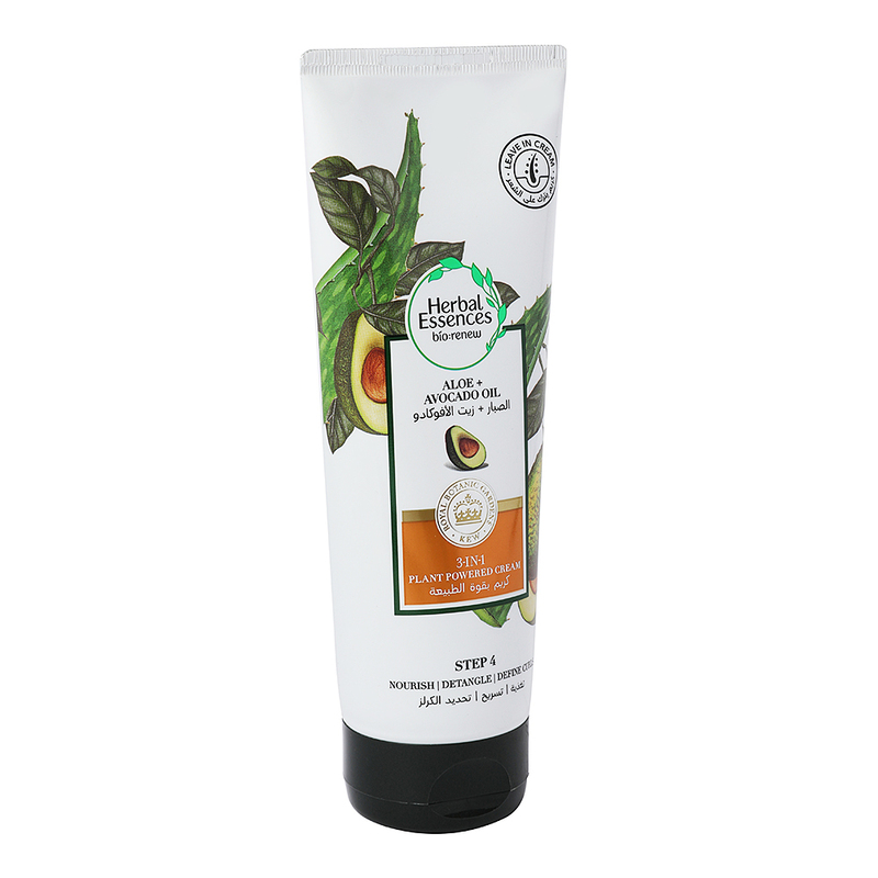 Herbal Essence Aloe and Avocado Oil 3-in-1 Plant Powered Cream, 180ml