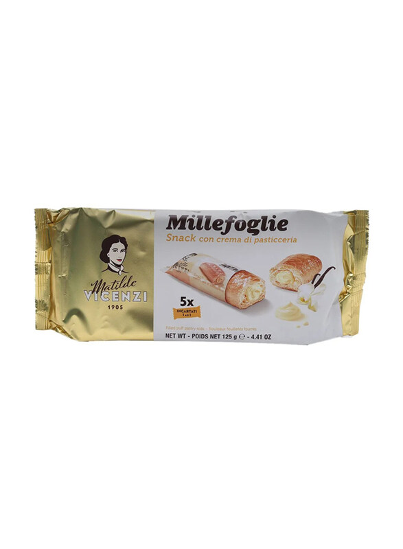 

Matilde Vicenzi Millefoglie Puff Pastry Cream Rolled, 125g