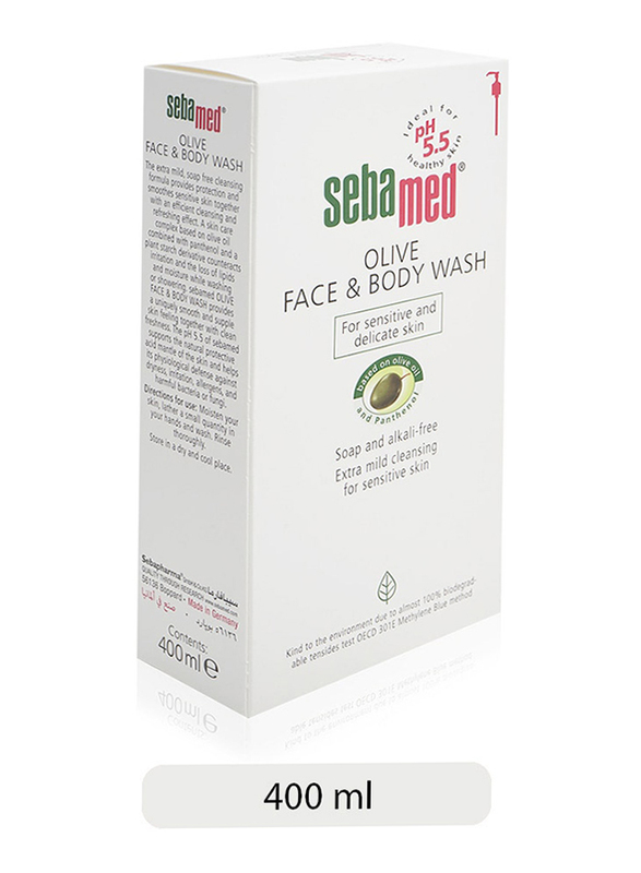 Sebamed Olive Face and Body Wash, 400ml