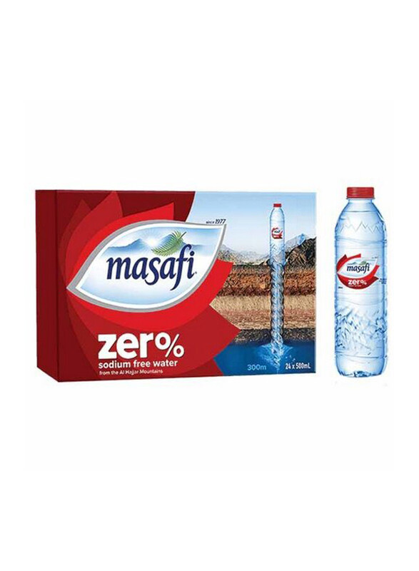 

Masafi Zero Sodium Free Water, 24 x 500ml