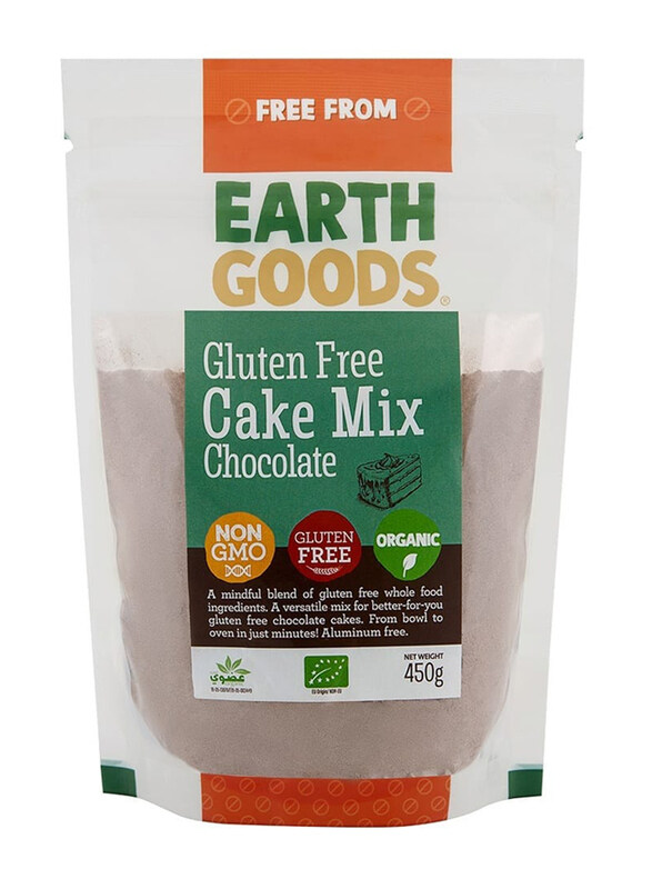 

Earth Goods Organic Gluten Free Chocolate Cake Mix, 450g