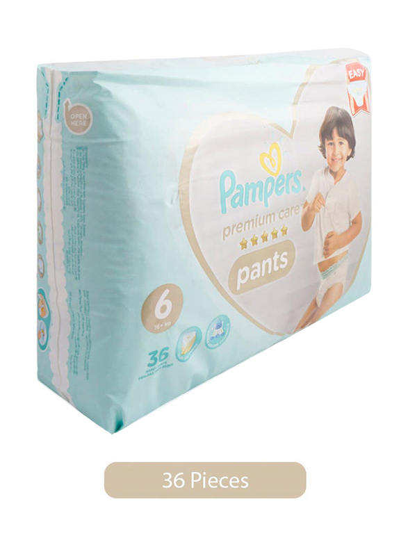 Pampers Premium Care Pants, Size 6, Extra Large, 16+ kg, 36 Count