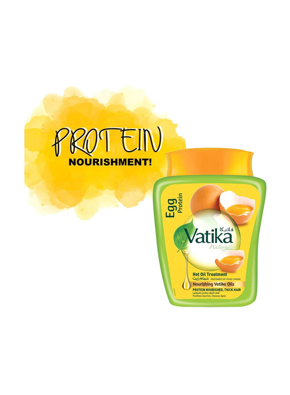 Vatika Naturals Hammam Zaith Hot Oil Treatment Enriched with Egg Protein for Damaged Hair, 1 Kg