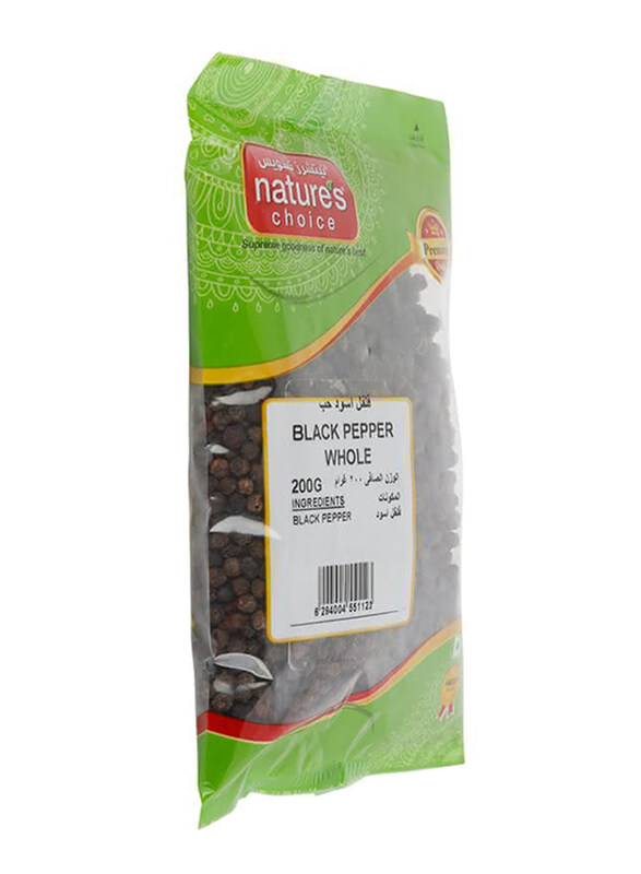 

Natures Choice Black Pepper Whole - 200g