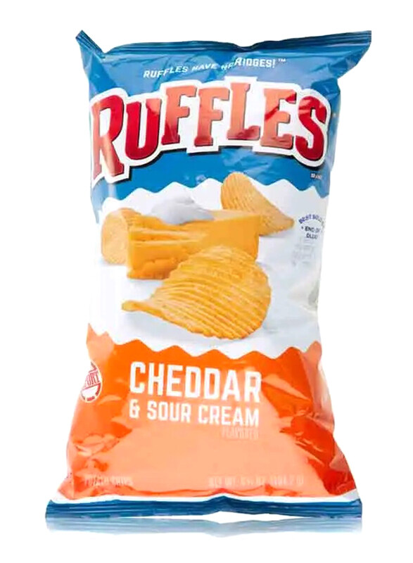 

Fritolays Ruffles Chedder & Sour Cream, 184.27g