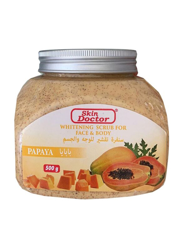 

Skin Doctor Papaya Whitening Scrub for Face & Body, 500g