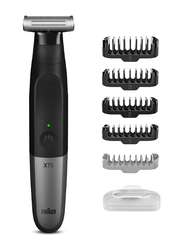 Braun Series X All-in-One Wet & Dry Tool with 5 Attachments, XT5100, Black/Silver