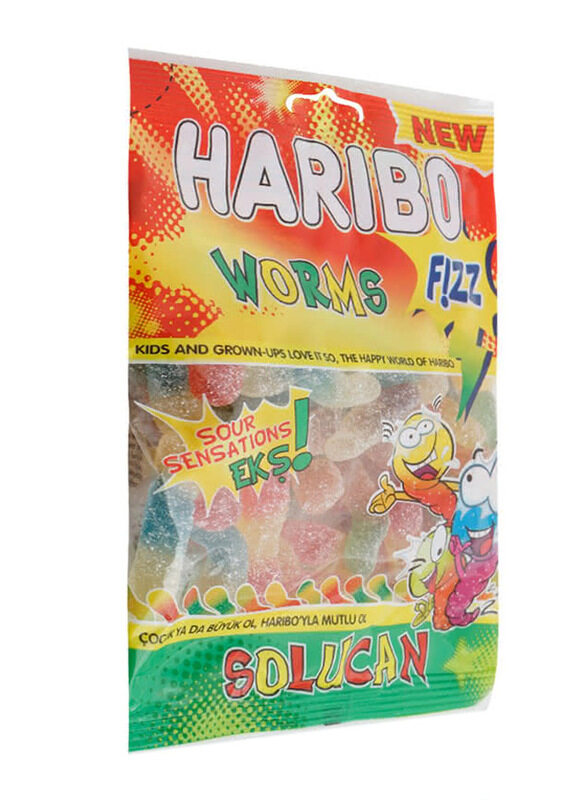 

Haribo Jelly Candy Fizz Worm - 160g