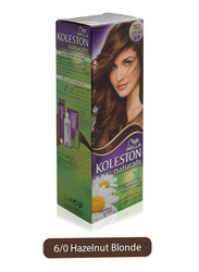Wella Koleston Natural Hair Color Cream Semi Kit, 6/0 Hazelnut Blonde, 110ml