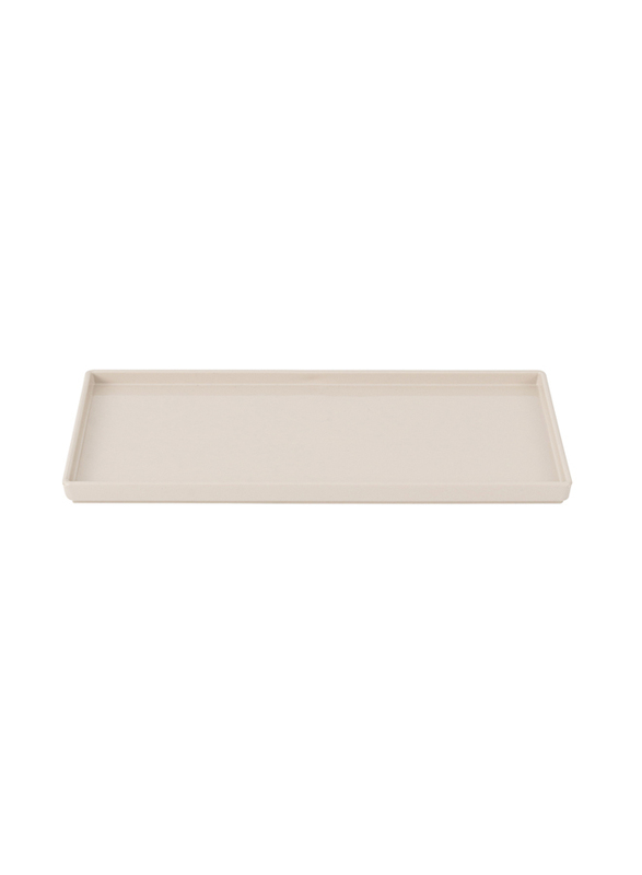 Flora Areia Coast Plastic Bathroom Tray, Sand