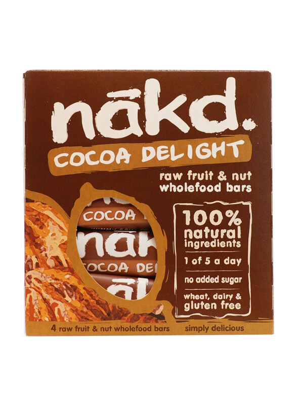 

Nakd Cocoa Delight Bar, 4 x 35g