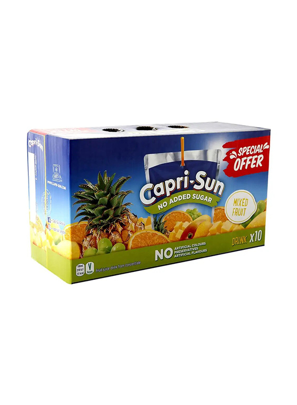 Capri Sun No Added Sugar Mix Drink - 10 x 200ml