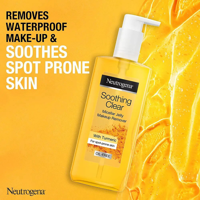 Neutrogena Soothing Clear Micellar Jelly Makeup Remover, 200ml