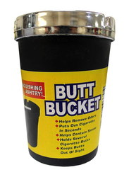 Victor Ashtray Cigarette Container Butt Bucket, Black