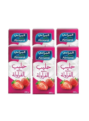 Almarai Strawberry Flavoured Milk, 6 x 200ml