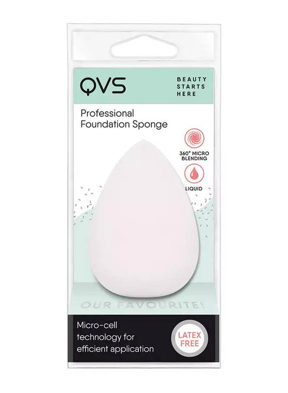 QVS Professional Foundation Sponge, Pink