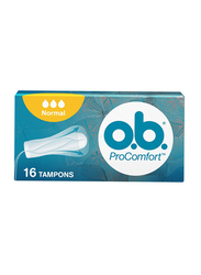 O.B. ProComfort Tampons, Normal, 16 Pieces